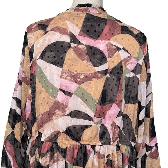 Torrid Mini Clip Dot Front Keyhole Dress Women’s Plus Size 2 - Picture 8 of 11